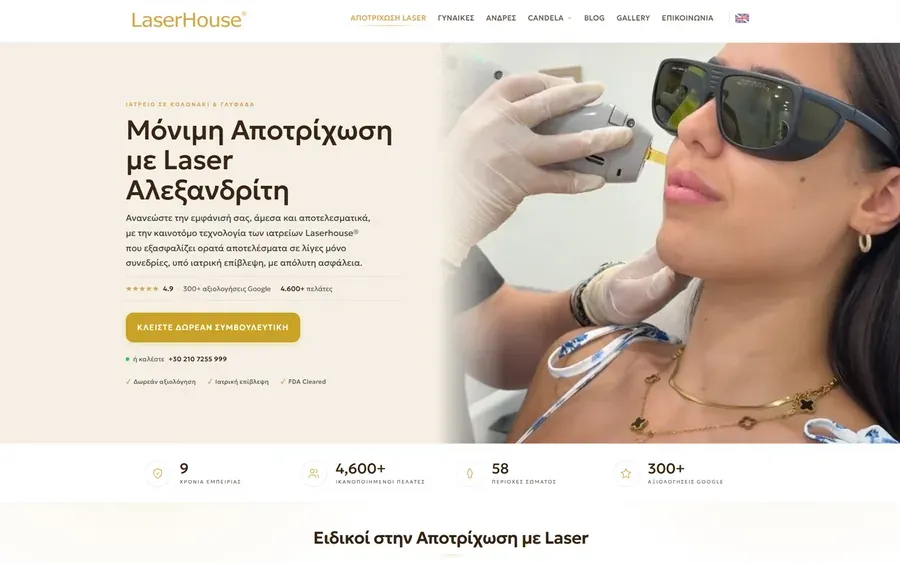 Laser House, Ιατρείο Αισθητικής Ιατρικής
